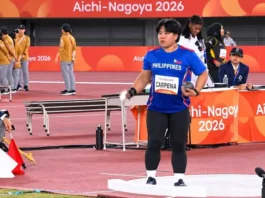 Para athlete a ni Carpena, bronze medalist iti 2026 Asian Para Games