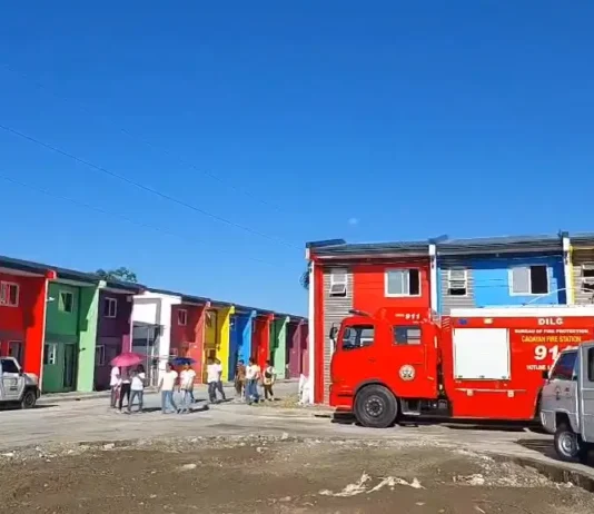 Inagurasyon ken ribbon cutting kadagiti 113 a balay a proyekto ti LGU Caoayan, naisayangkat