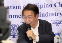 Filipino – Chinese group, madanagan iti mabalin nga epekto ti posible a sanction kontra iti Chinese Envoy