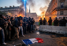 Sumagmamano a pagilian, kinondenarda ti naranggas a protesta idiay France