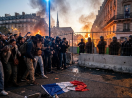Sumagmamano a pagilian, kinondenarda ti naranggas a protesta idiay France