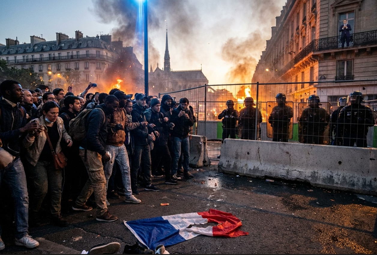 Sumagmamano a pagilian, kinondenarda ti naranggas a protesta idiay France